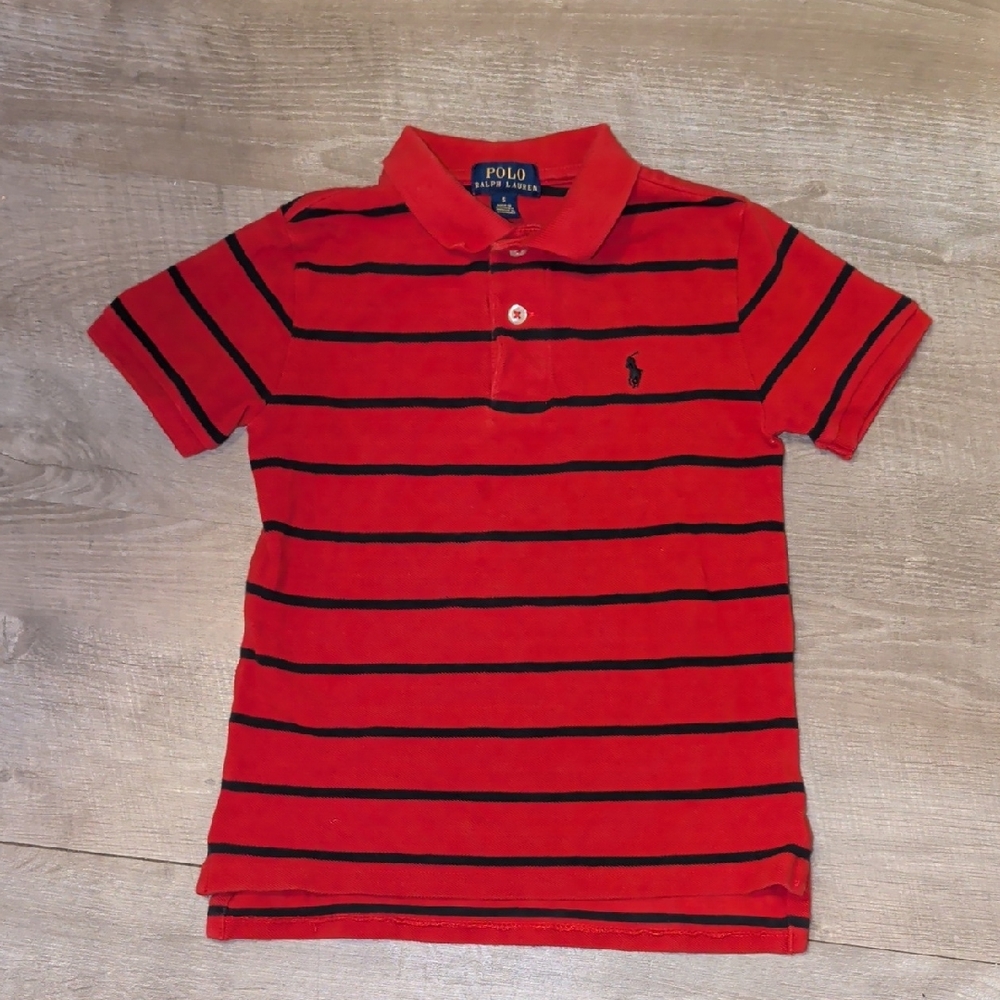 Polo by Ralph Lauren Kids Red and Black Polo Shirt